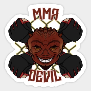MMA Devil Sticker